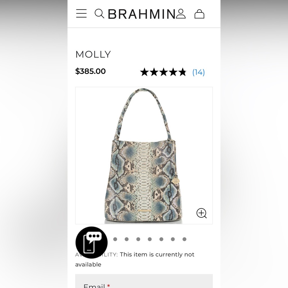 Stunning brahmin shoulder bag - Picture 2 of 11